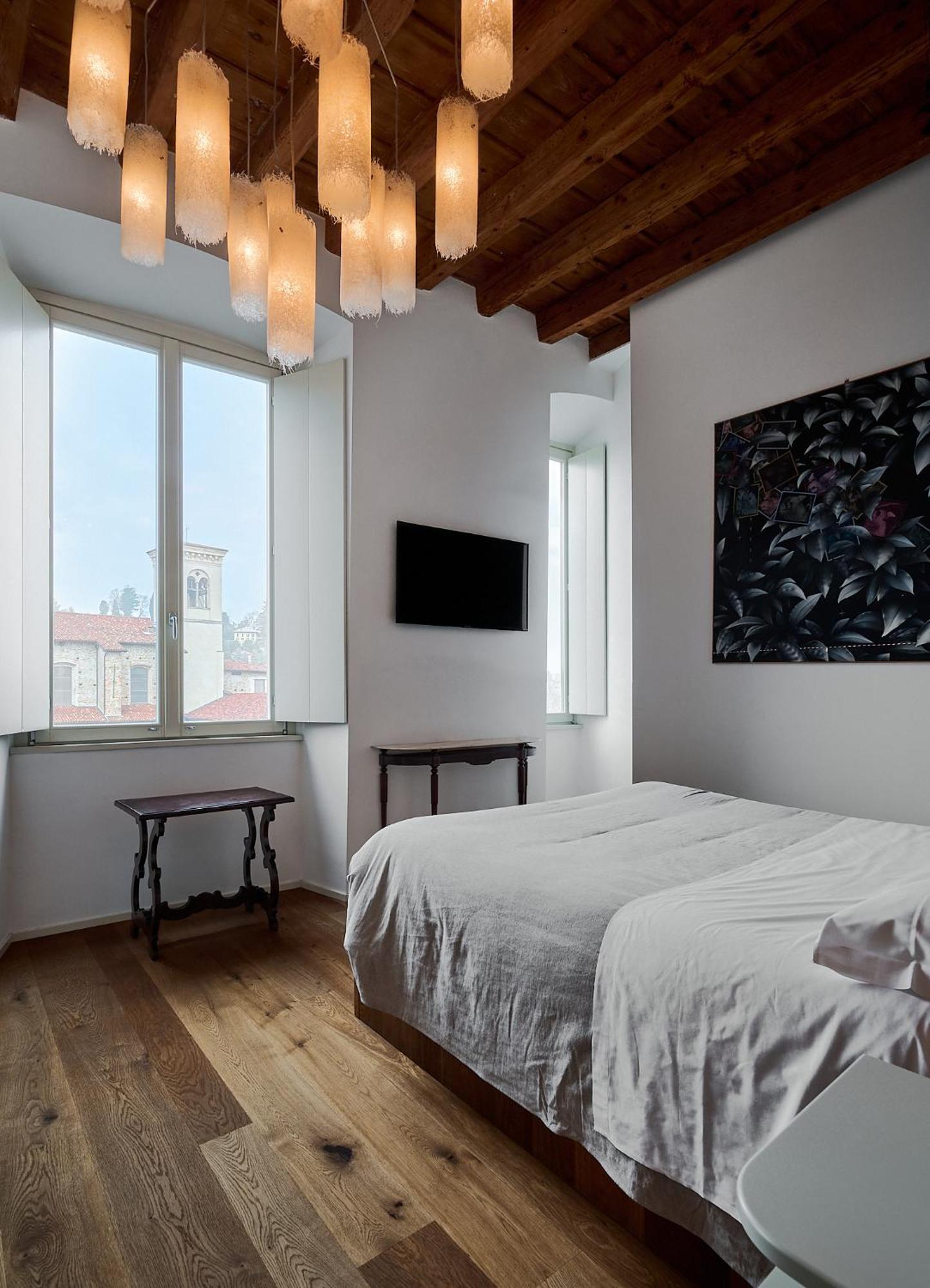 "Camera Con Vista" Bergamo Alta Kültér fotó